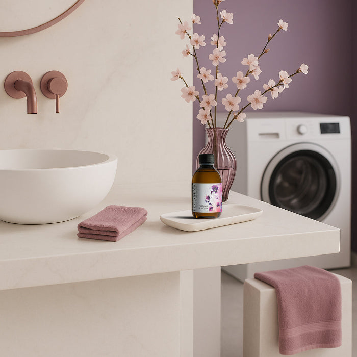 BOTASENS Laundry Perfume Oriental Euphoria in the bathroom
